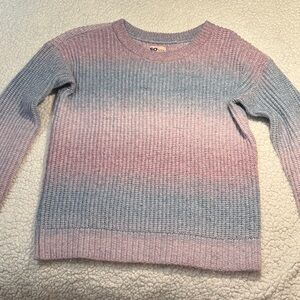 SO Girl’s Sweater in Pink and Blue Ombre